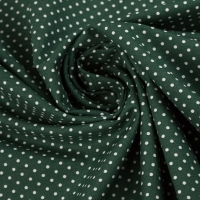 Baumwolle Judith Punkte tannengrün